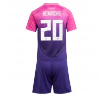Niemcy Benjamin Henrichs #20 Koszulka Wyjazdowa dzieci ME 2024 Krótki Rękaw (+ krótkie spodenki)
